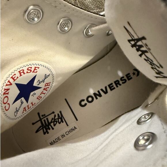 Converse - Chuck Taylor / All Star 70 Hi x Stussy Black - Size 8 - Picture 9 of 9